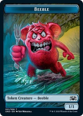 Image for Beeble // Dragon Double-sided Token (UND) - Magic: The Gathering