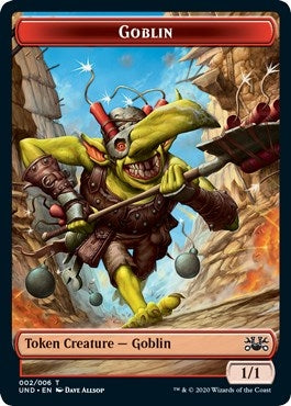 Image for Goblin // Giant Teddy Bear Double-sided Token (UND) - Magic: The Gathering