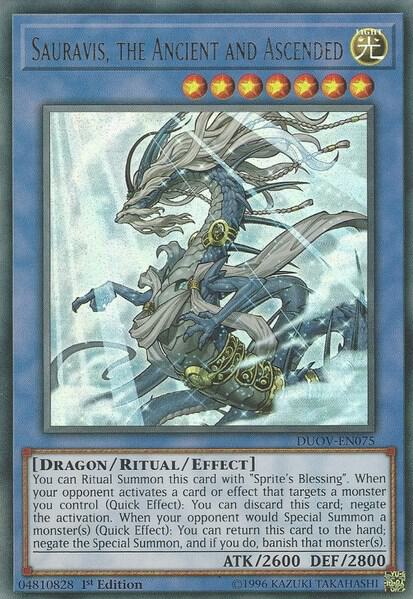 Sauravis, the Ancient and Ascended (DUOV-EN075) (DUOV)