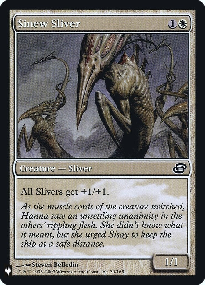 Image for Sinew Sliver (30) (LIST) - Magic: The Gathering