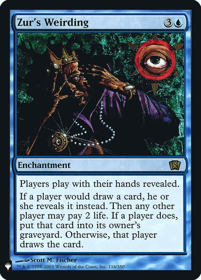 Image for Zur's Weirding (116) (LIST) - Magic: The Gathering
