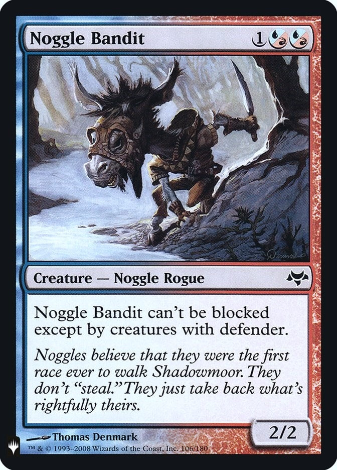 Image for Noggle Bandit (106) (LIST) - Magic: The Gathering