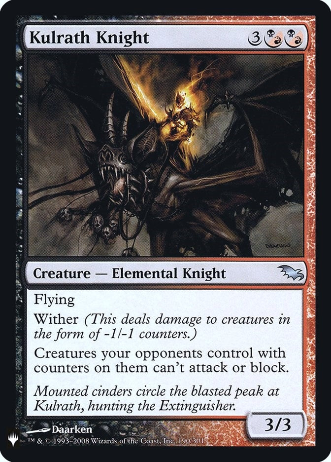 Image for Kulrath Knight (190) (LIST) - Magic: The Gathering