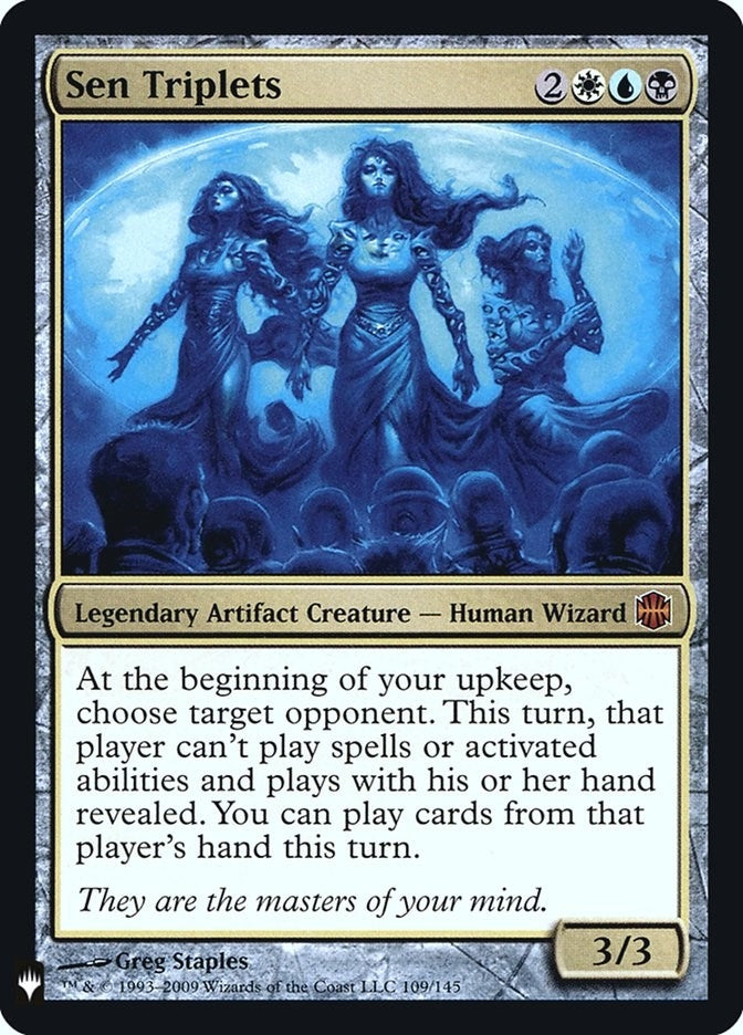 Image for Sen Triplets (109) (LIST) - Magic: The Gathering