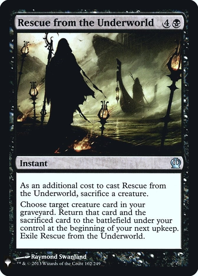 Image for Rescue from the Underworld (102) (LIST) - Magic: The Gathering