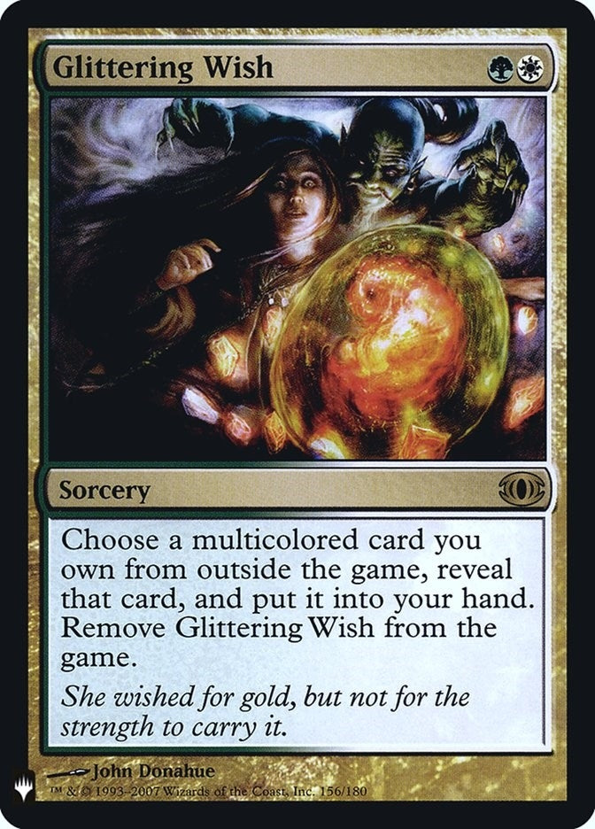Image for Glittering Wish (156) (LIST) - Magic: The Gathering