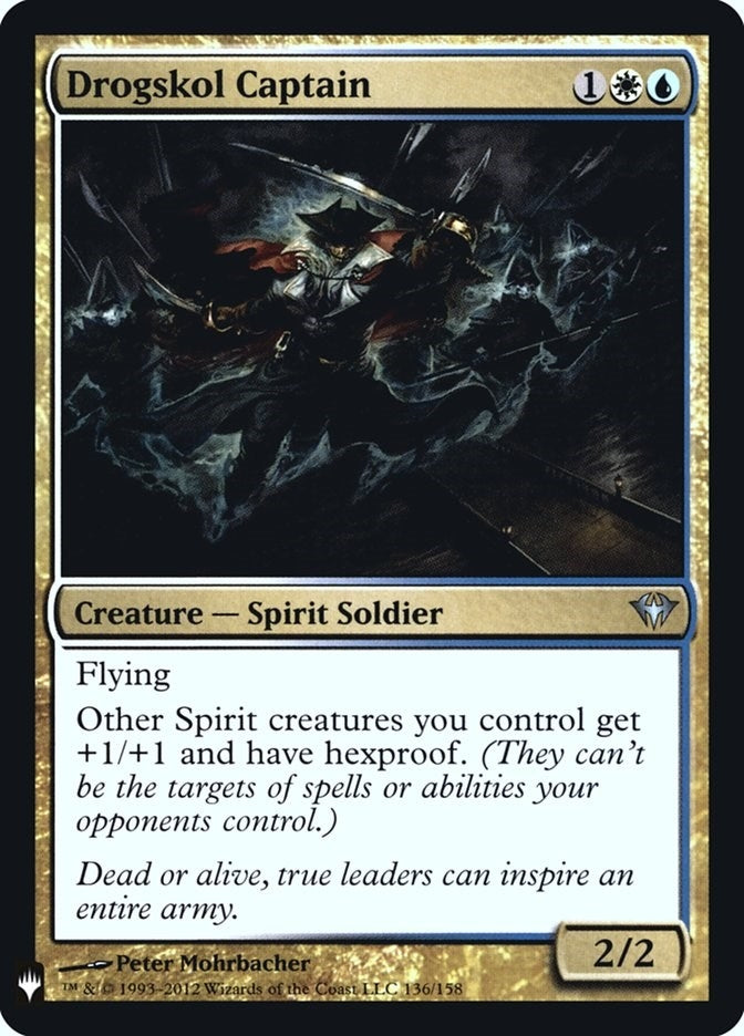 Image for Drogskol Captain (136) (LIST) - Magic: The Gathering