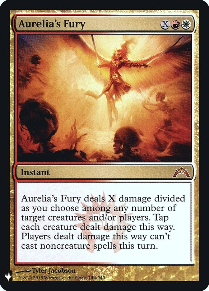 Image for Aurelia's Fury (144) (LIST) - Magic: The Gathering