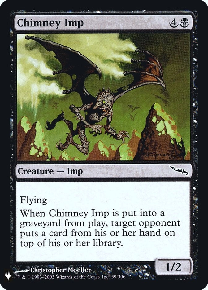 Image for Chimney Imp (59) (LIST) - Magic: The Gathering