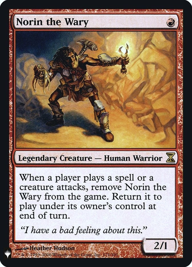 Image for Norin the Wary (171) (LIST) - Magic: The Gathering
