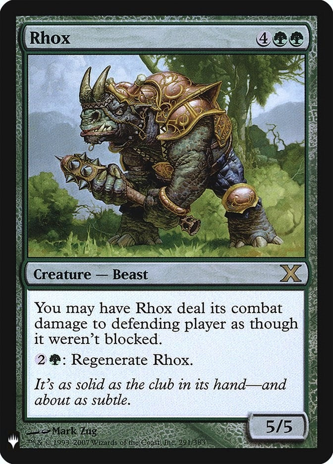 Image for Rhox (291) (LIST) - Magic: The Gathering