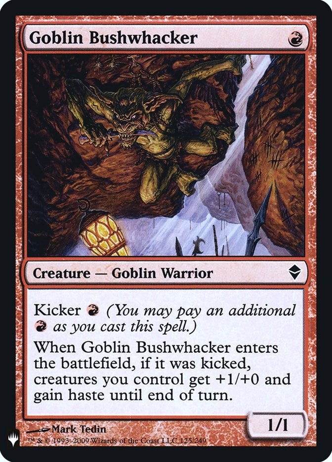 Image for Goblin Bushwhacker (125) (LIST) - Magic: The Gathering
