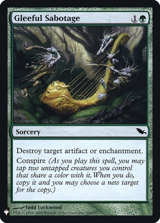 Image for Gleeful Sabotage (116) (LIST) - Magic: The Gathering