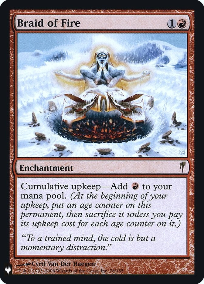 Image for Braid of Fire (78) (LIST) - Magic: The Gathering