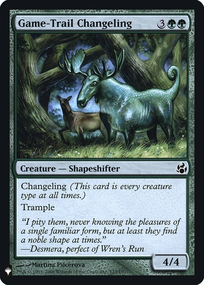 Image for Game-Trail Changeling (123) (LIST) - Magic: The Gathering