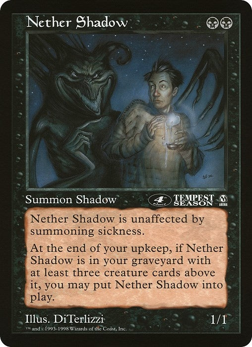 Image for Nether Shadow (4th Place) (Arena League) (OVER) - Magic: The Gathering
