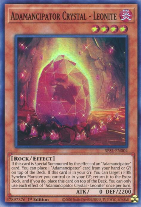Adamancipator Crystal - Leonite (SESL-EN004) (SESL)