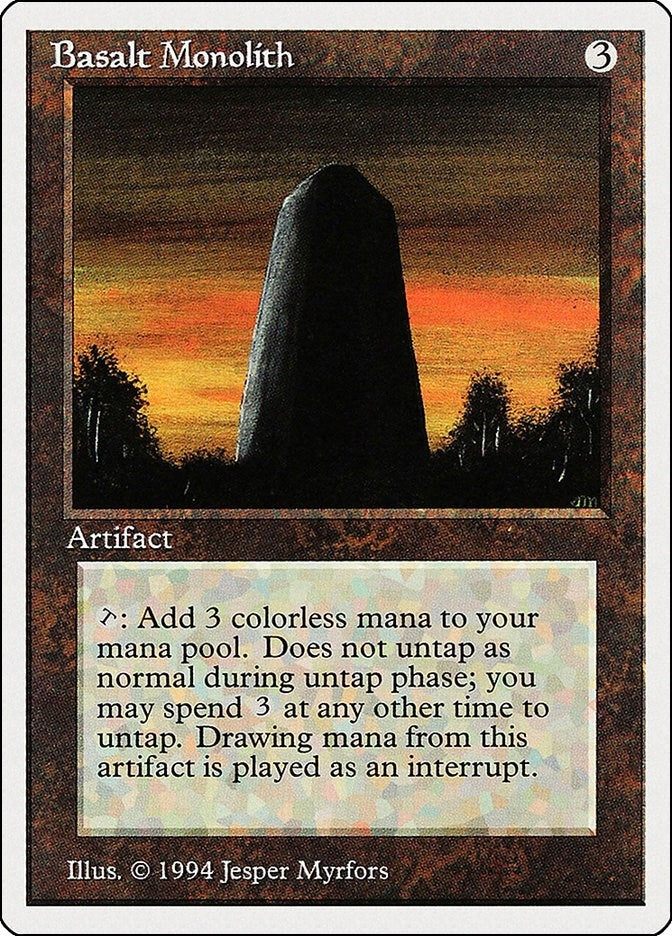 Image for Basalt Monolith (235) (SUM) - Magic: The Gathering