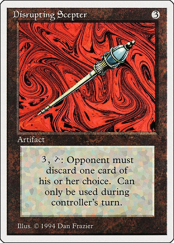 Image for Disrupting Scepter (245) (SUM) - Magic: The Gathering