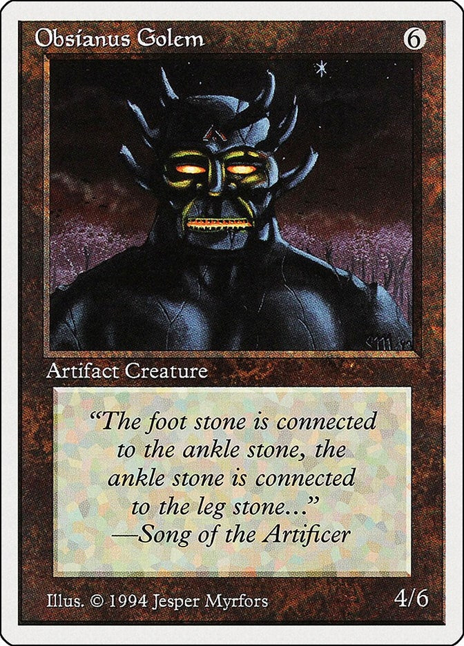 Image for Obsianus Golem (268) (SUM) - Magic: The Gathering