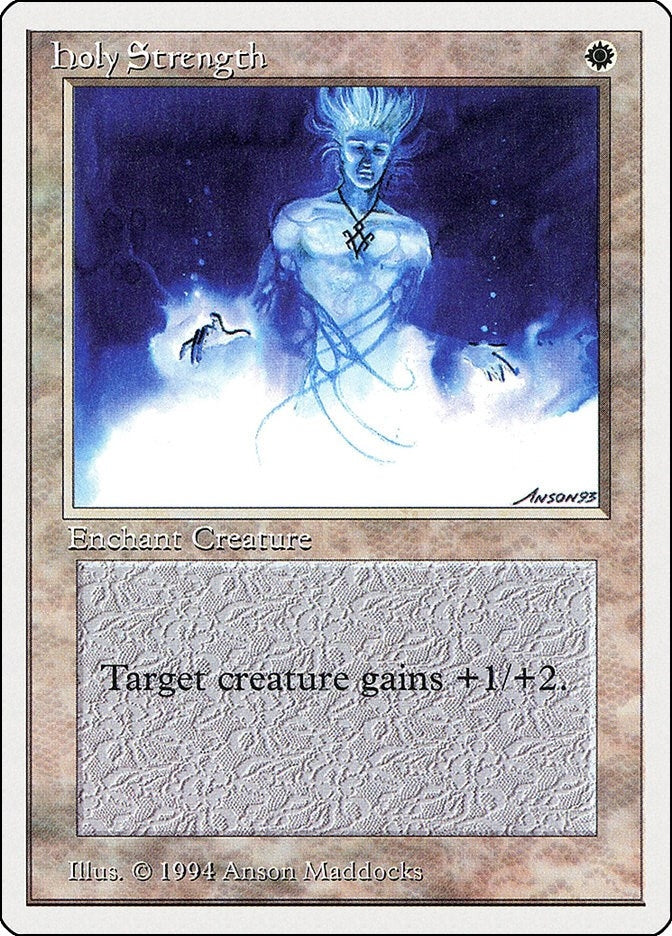 Image for Holy Strength (24) (SUM) - Magic: The Gathering