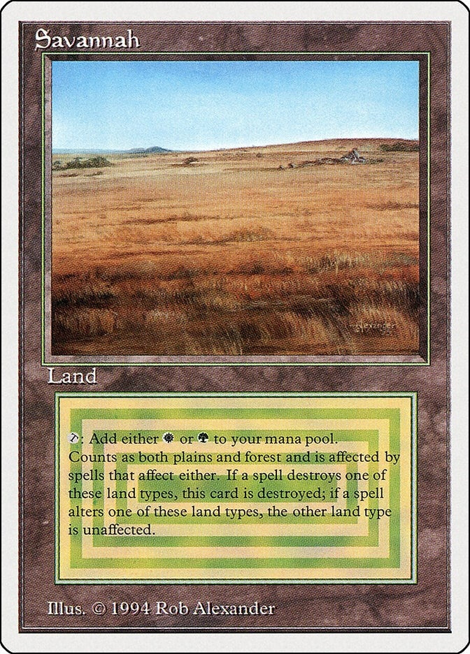 Image for Savannah (285) (SUM) - Magic: The Gathering
