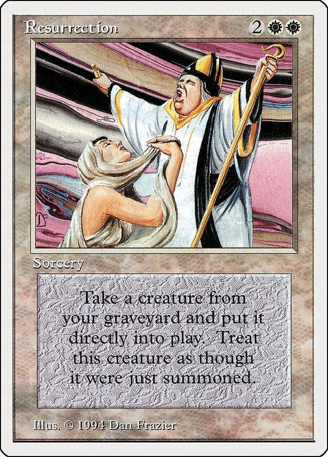 Image for Resurrection (34) (SUM) - Magic: The Gathering