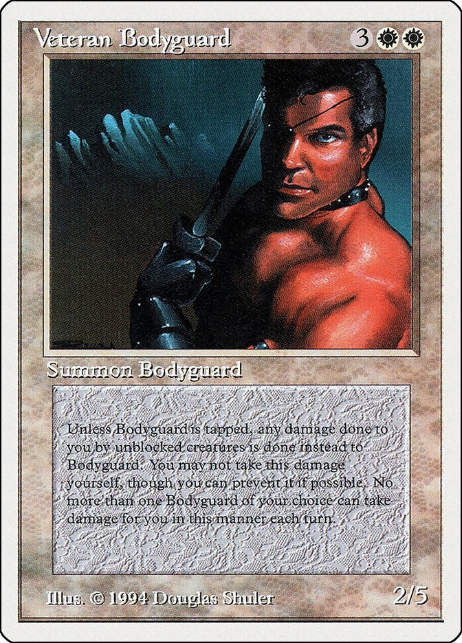 Image for Veteran Bodyguard (42) (SUM) - Magic: The Gathering