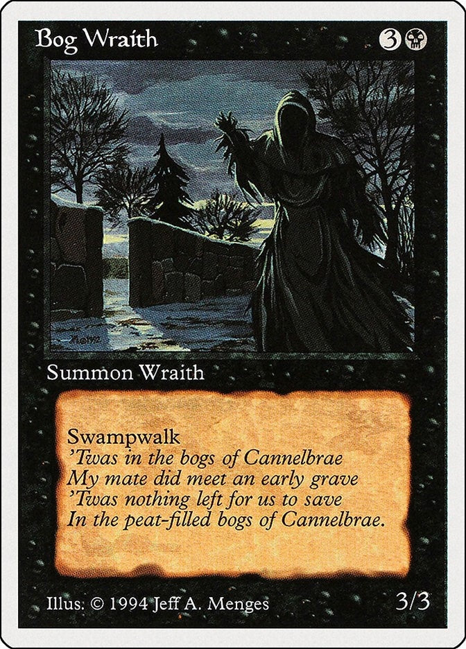 Image for Bog Wraith (96) (SUM) - Magic: The Gathering