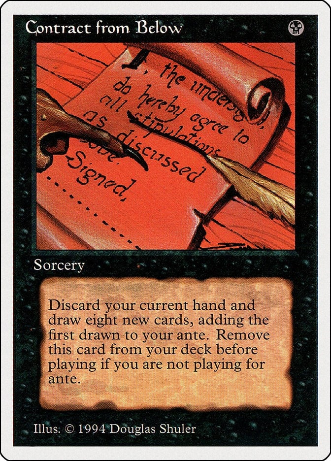 Image for Contract from Below (97) (SUM) - Magic: The Gathering