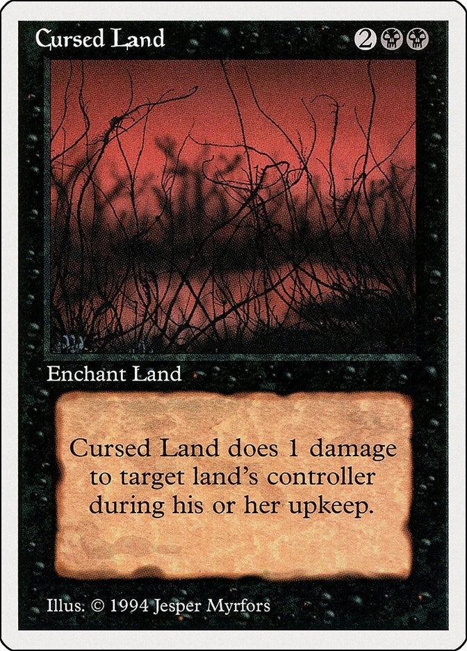 Image for Cursed Land (98) (SUM) - Magic: The Gathering
