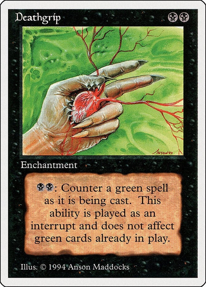 Image for Deathgrip (101) (SUM) - Magic: The Gathering