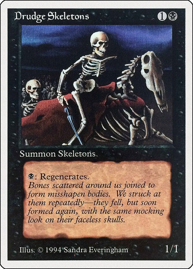 Image for Drudge Skeletons (107) (SUM) - Magic: The Gathering