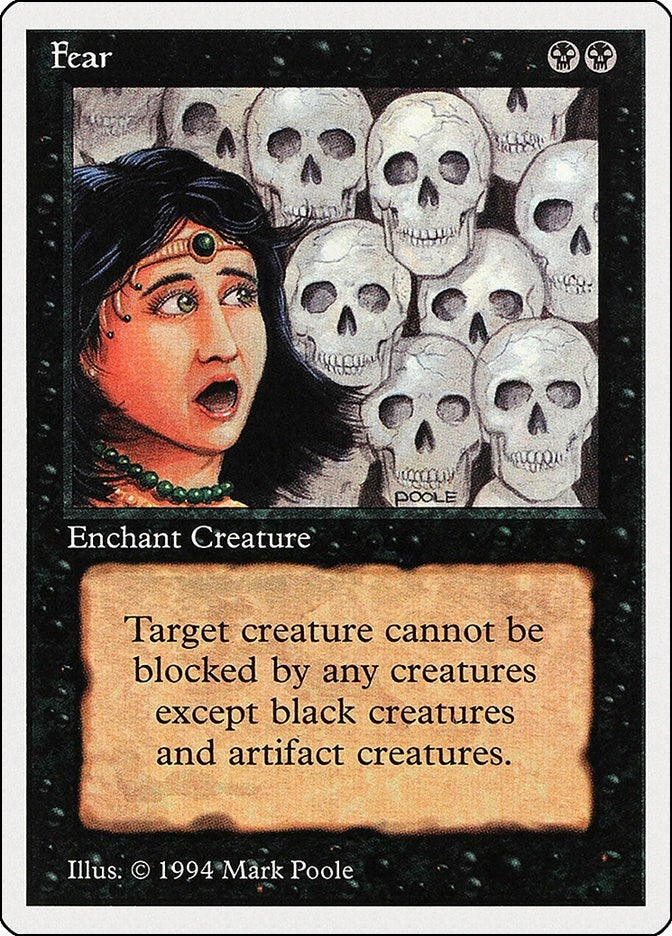 Image for Fear (111) (SUM) - Magic: The Gathering
