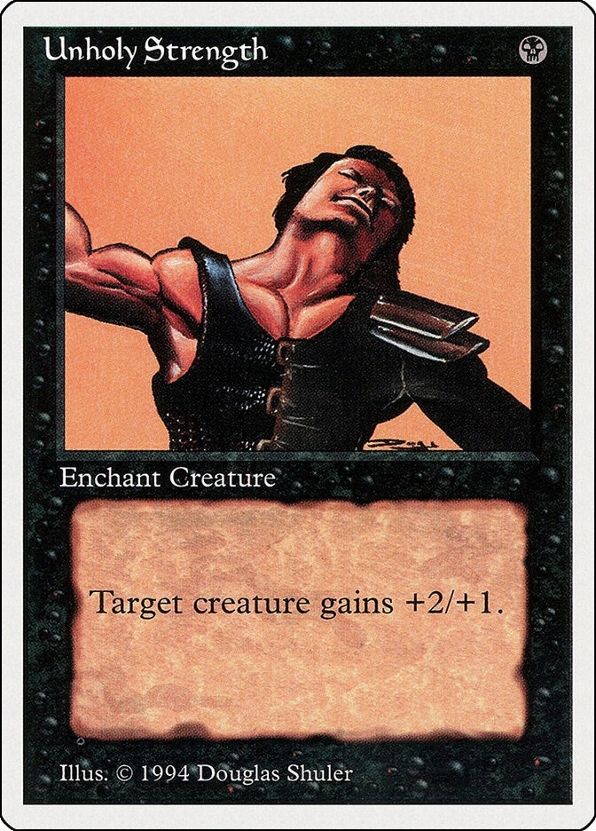 Image for Unholy Strength (133) (SUM) - Magic: The Gathering