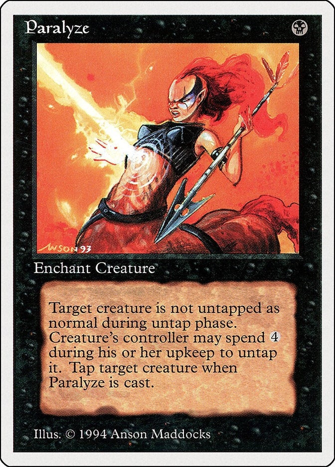 Image for Paralyze (121) (SUM) - Magic: The Gathering