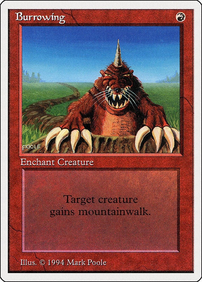 Image for Burrowing (140) (SUM) - Magic: The Gathering