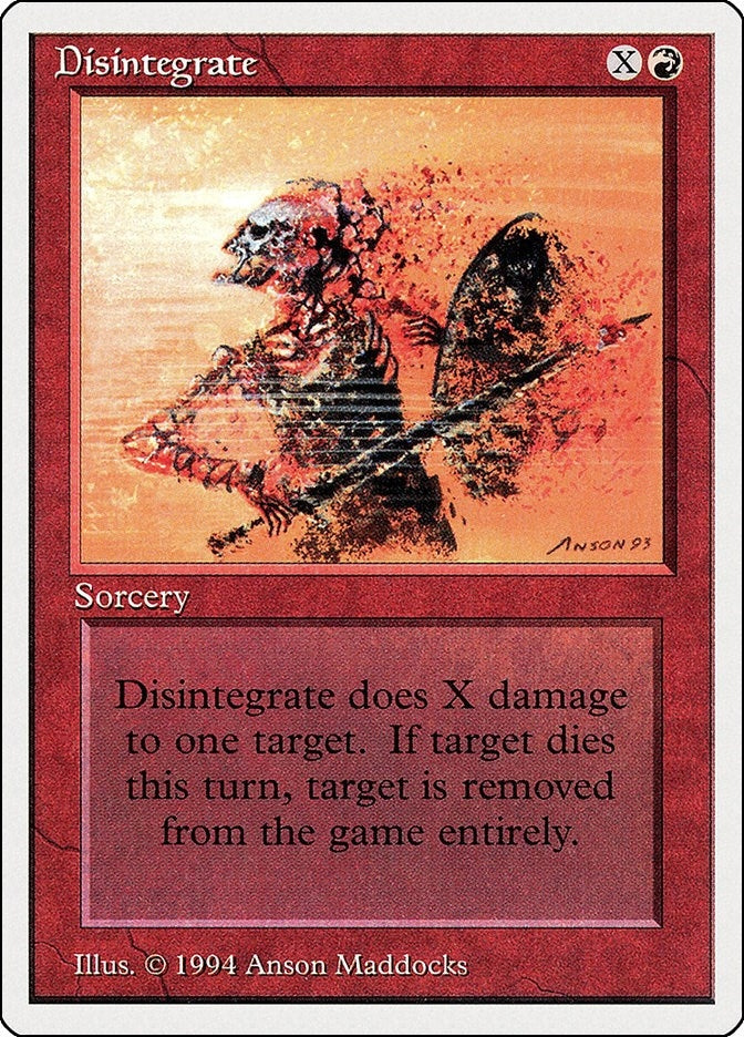 Image for Disintegrate (142) (SUM) - Magic: The Gathering