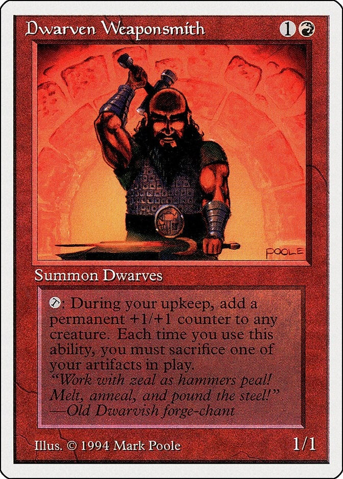 Image for Dwarven Weaponsmith (145) (SUM) - Magic: The Gathering