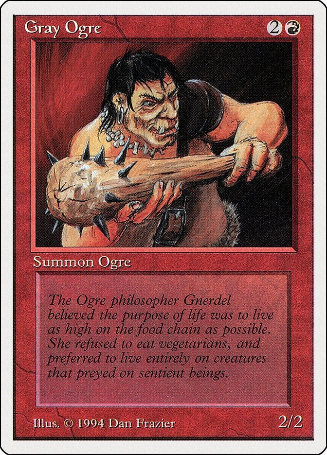 Image for Gray Ogre (157) (SUM) - Magic: The Gathering