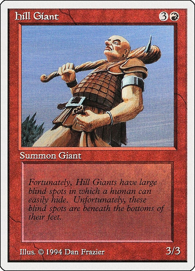 Image for Hill Giant (158) (SUM) - Magic: The Gathering