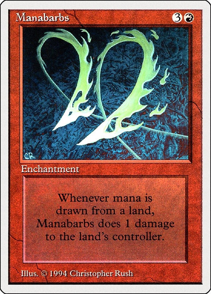 Image for Manabarbs (165) (SUM) - Magic: The Gathering