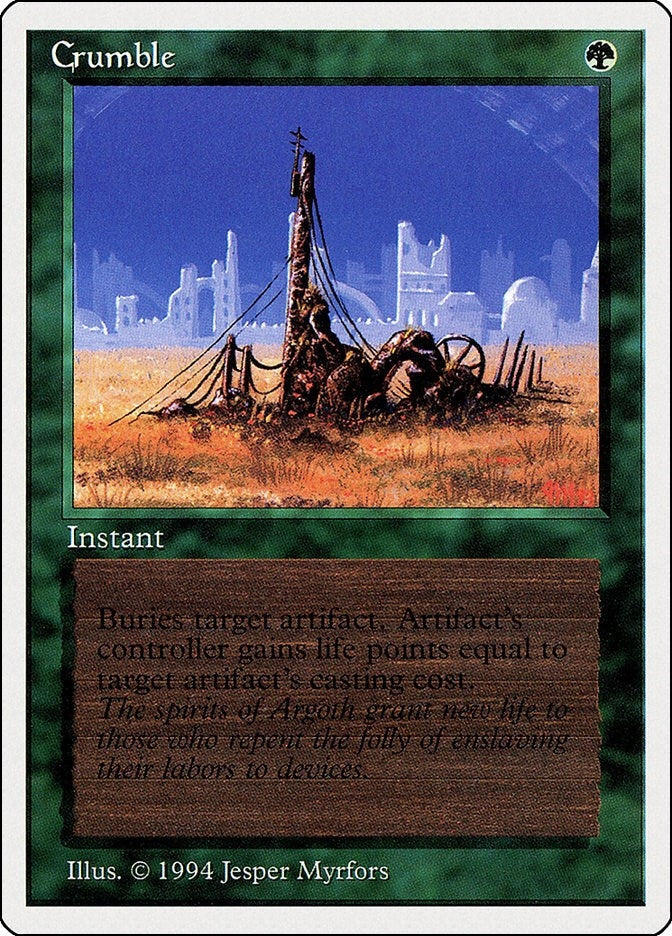Image for Crumble (191) (SUM) - Magic: The Gathering