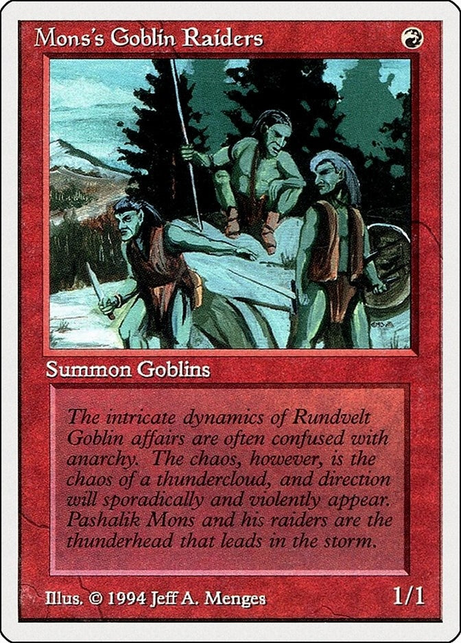 Image for Mons's Goblin Raiders (167) (SUM) - Magic: The Gathering
