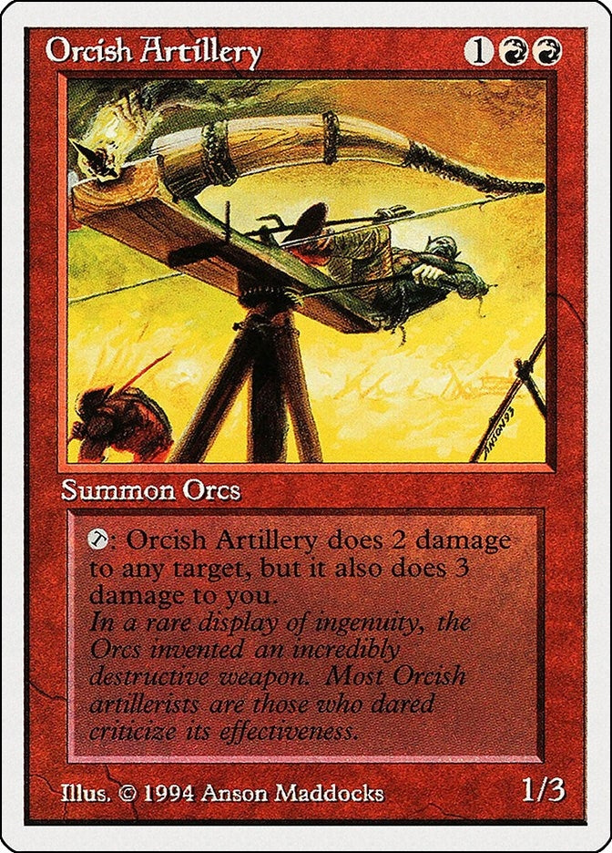 Image for Orcish Artillery (168) (SUM) - Magic: The Gathering