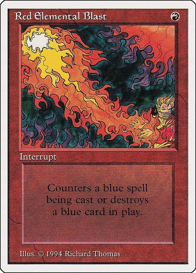 Image for Red Elemental Blast (171) (SUM) - Magic: The Gathering