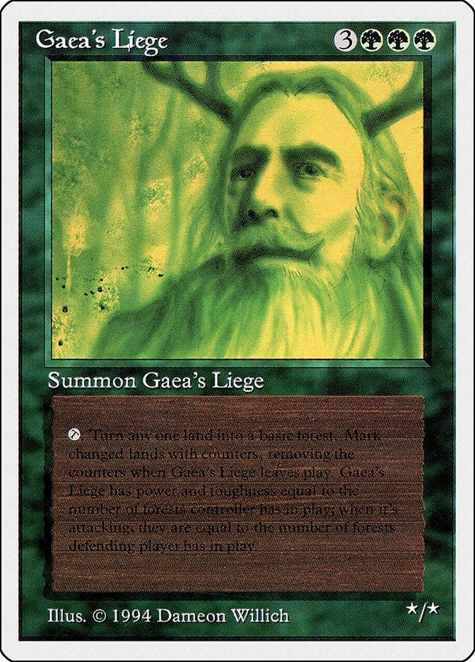 Image for Gaea's Liege (198) (SUM) - Magic: The Gathering