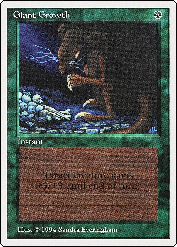Image for Giant Growth (199) (SUM) - Magic: The Gathering