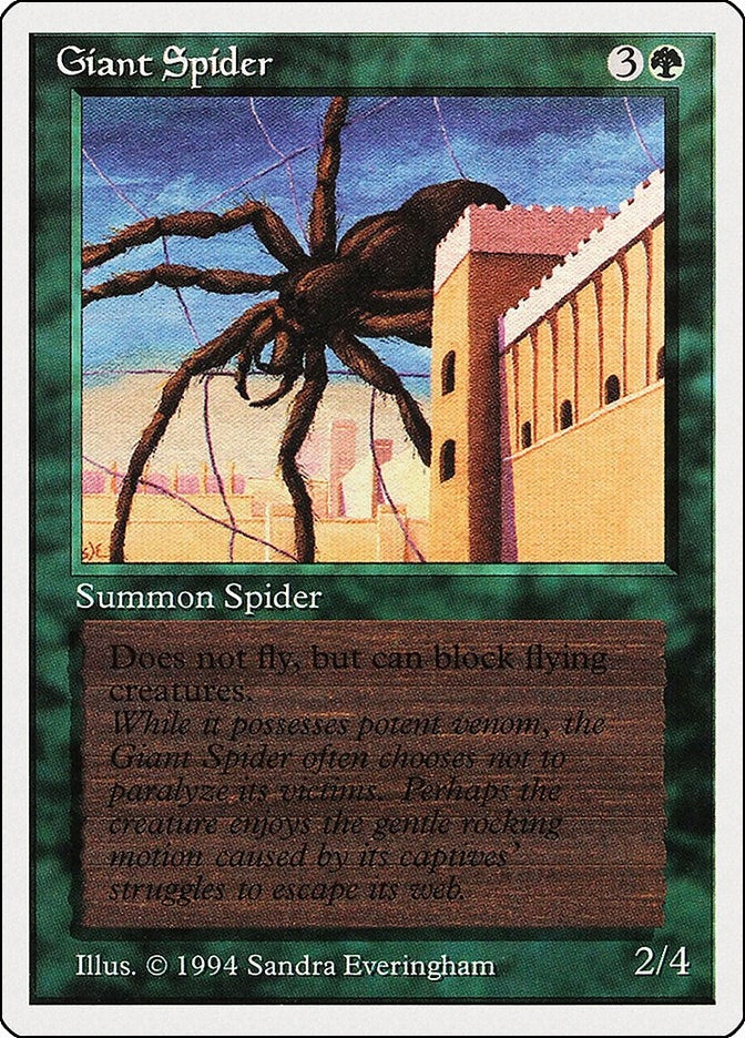 Image for Giant Spider (200) (SUM) - Magic: The Gathering
