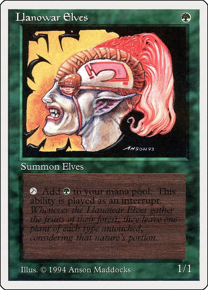 Image for Llanowar Elves (211) (SUM) - Magic: The Gathering